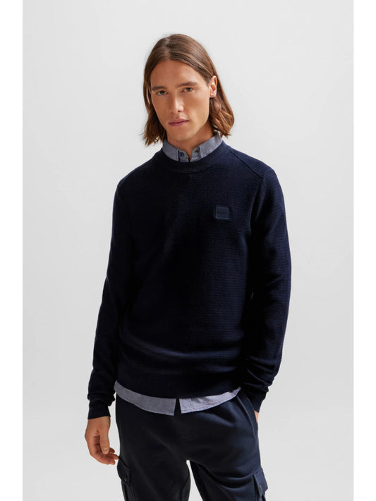 BOSS Crew Neck Knitwear - Anion