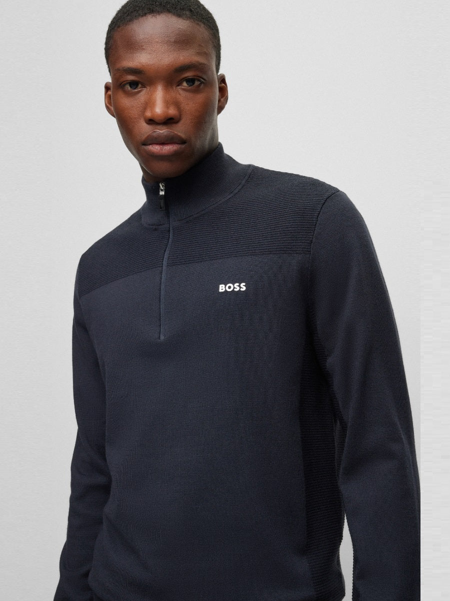 BOSS Half Zip Knitwear - Momentum-X_QZ