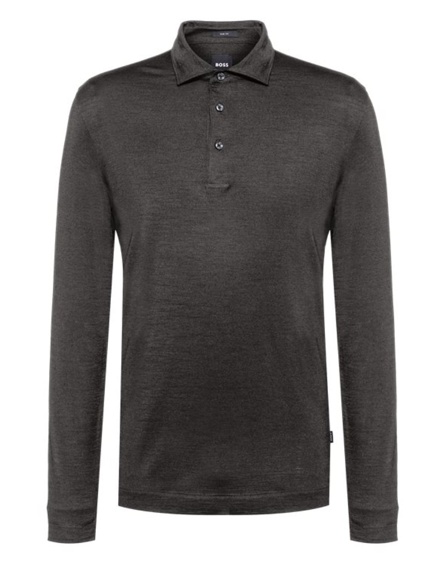 BOSS Polo Long Sleeves - Pleins 35