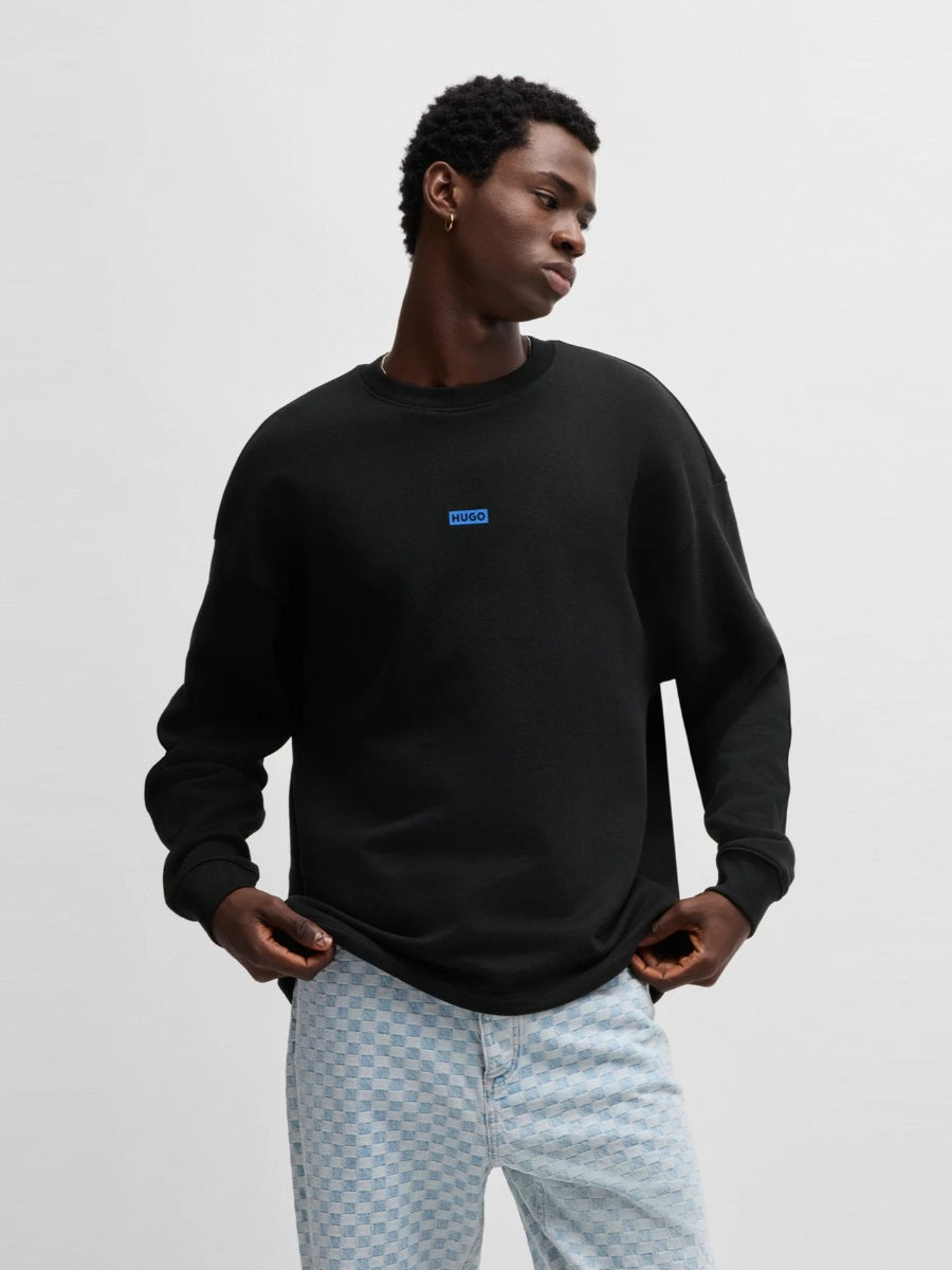 HUGO Crew-Neck Sweatshirt - Naviu