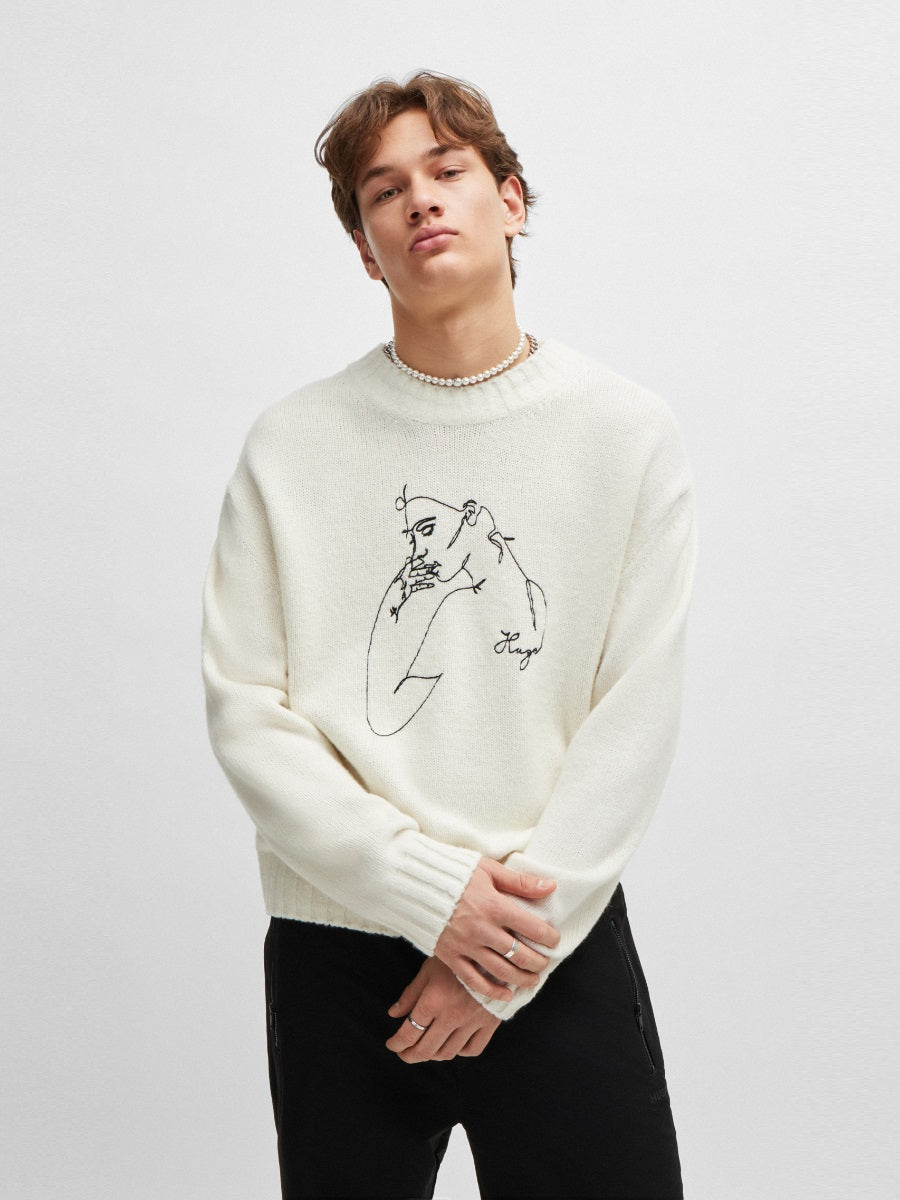 HUGO Crew-Neck Sweatshirt - Simage