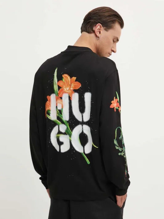 HUGO T-Shirt Long Sleeve - Diflowerle