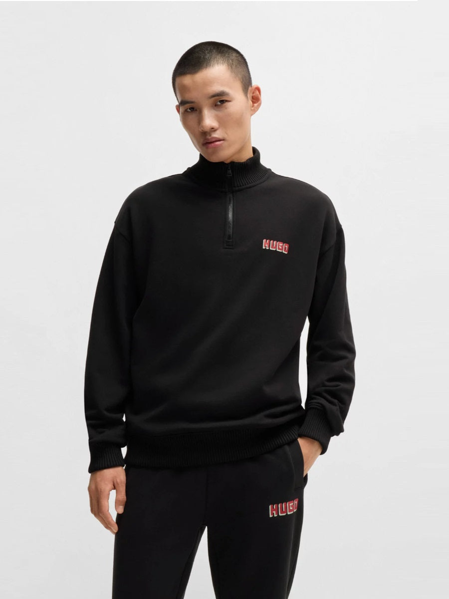 HUGO Half Zip Sweatshirt - Diqiele_