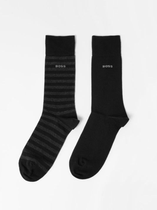 BOSS Casual Socks - 2P RS Stripe Bscs