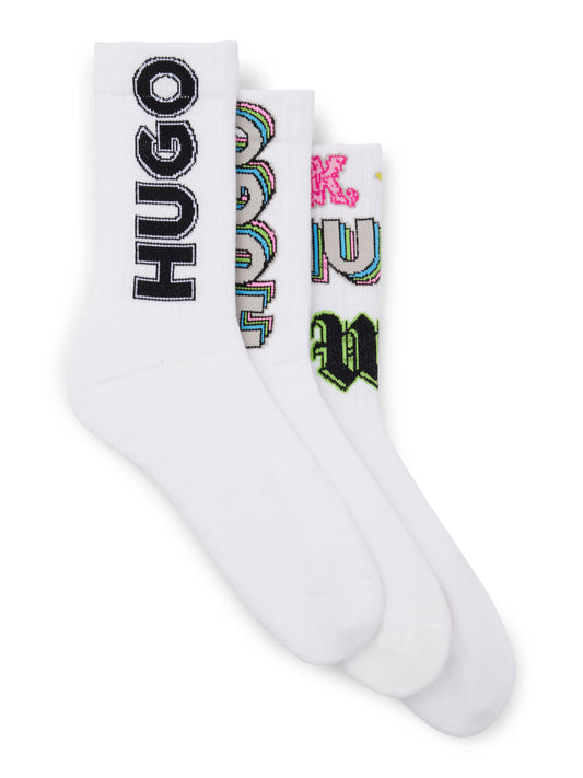 HUGO Ankle Socks- QS STICKERBOMB CC