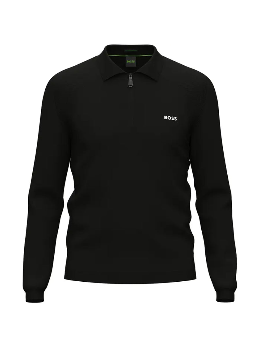 BOSS Half Zip Knitwear - Momentum_Lite_PL24