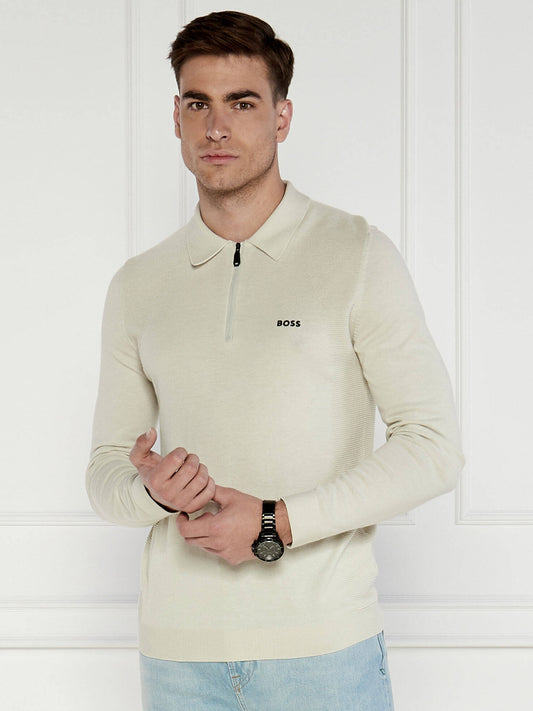 BOSS Half Zip Knitwear - Momentum_Lite_PL24