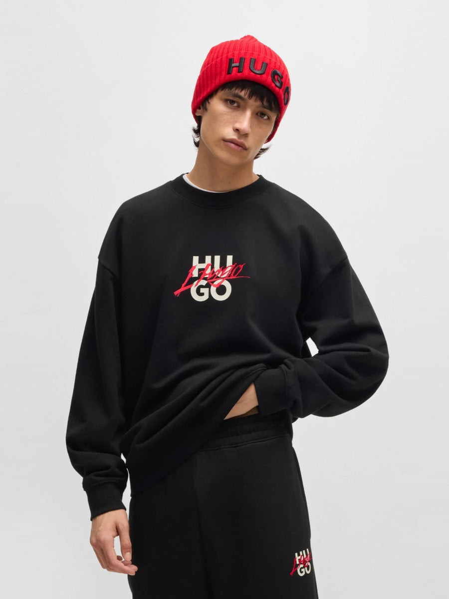 HUGO Crew-Neck Sweatshirt - Dlogonty