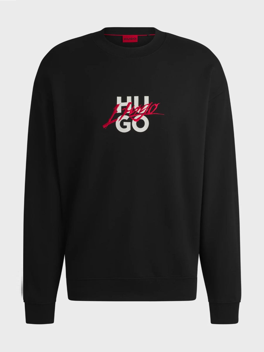 HUGO Crew-Neck Sweatshirt - Dlogonty