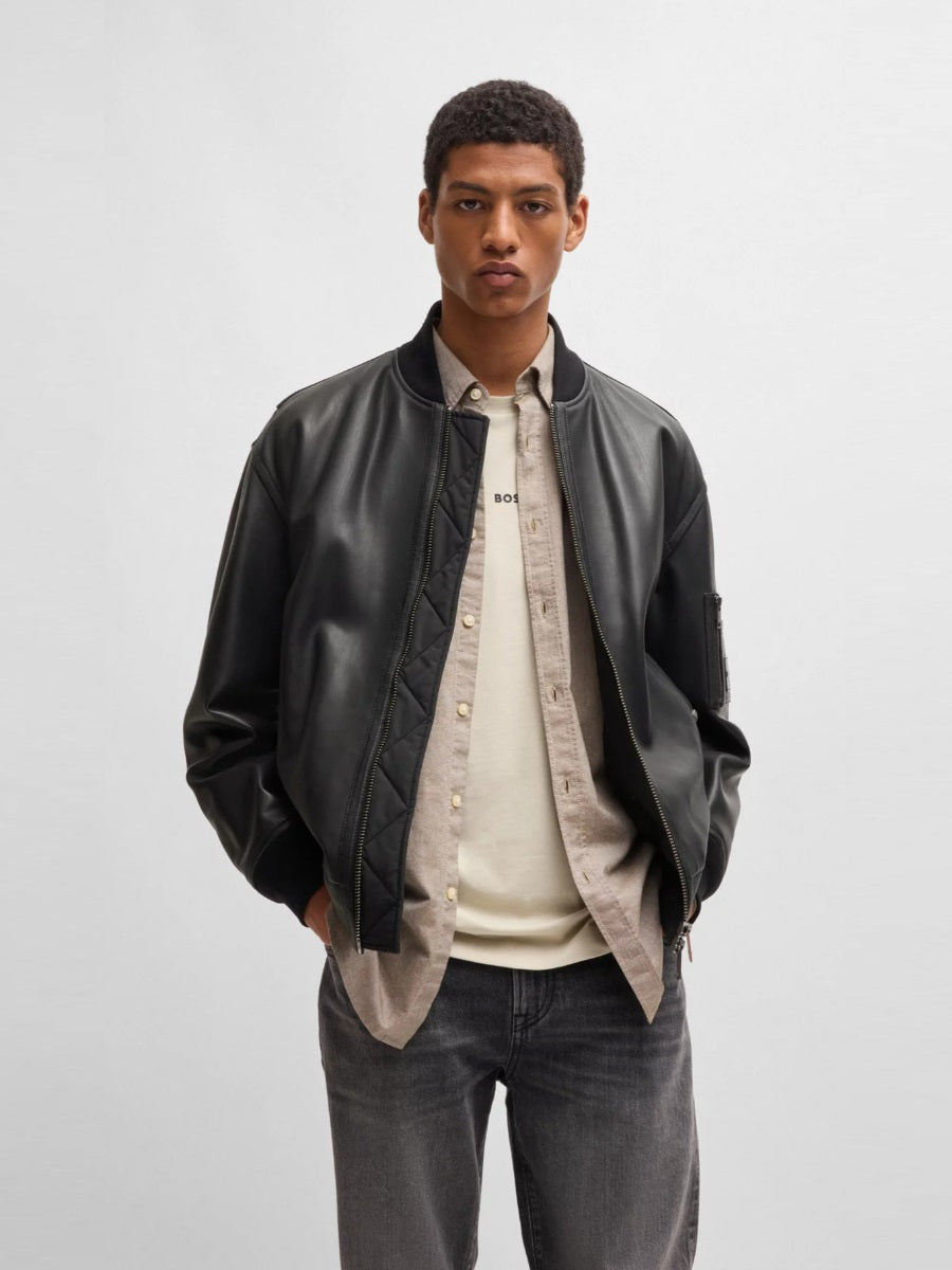 BOSS Leather Jacket - Juge