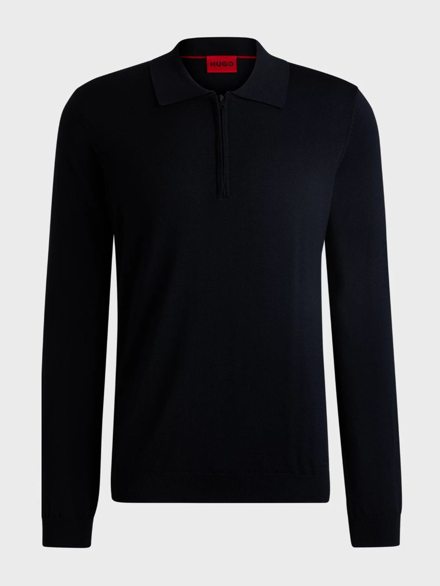 HUGO Half Zip Knitwear - San Pepe-M1