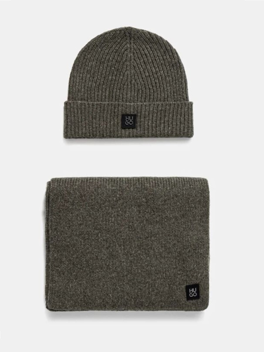 HUGO Beanie Hat Set - Zaso