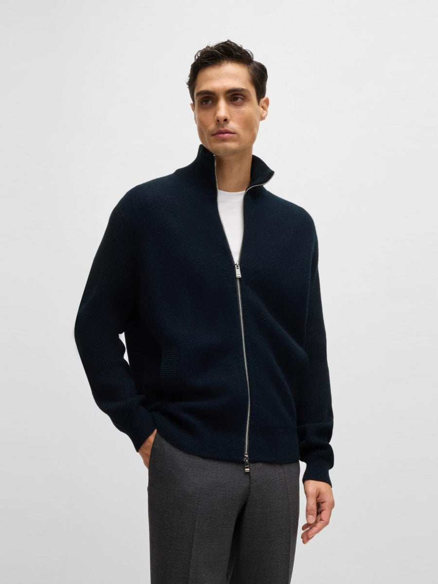 BOSS Full Zip Cardigan - H-Emeraviglio