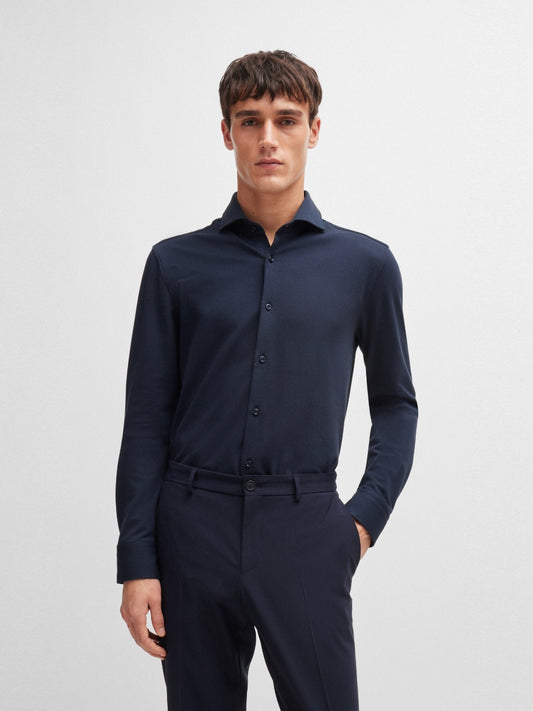 BOSS Formal Shirt - Hank-Pfm - Performance Spread