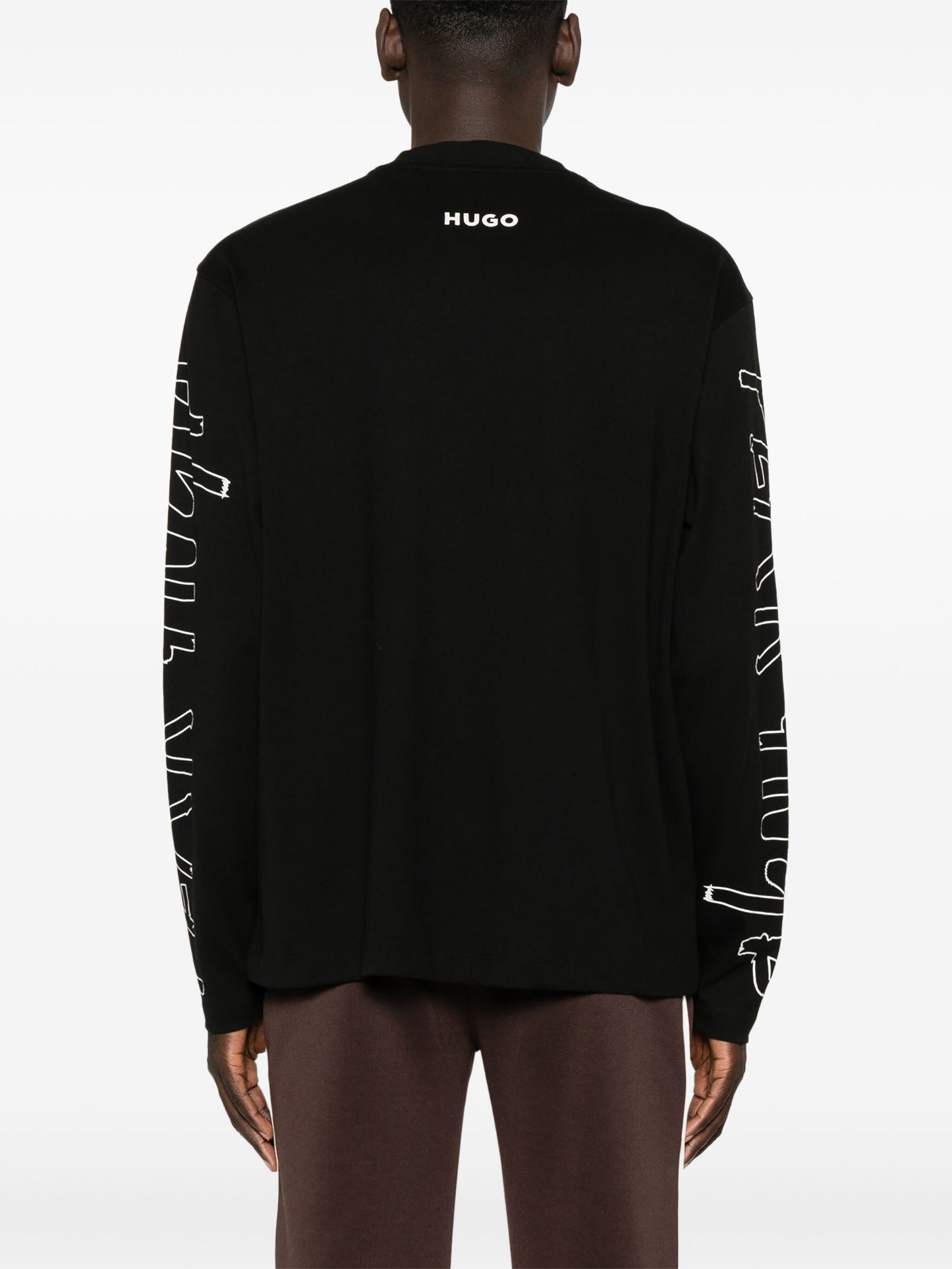 HUGO T-Shirt Long Sleeve - Dirabbilon_solid