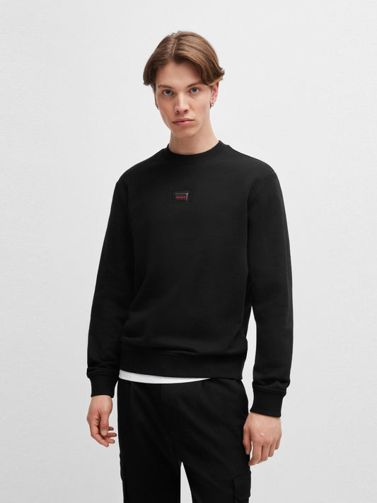 HUGO Crew-Neck Sweatshirt - Diragol_Gel