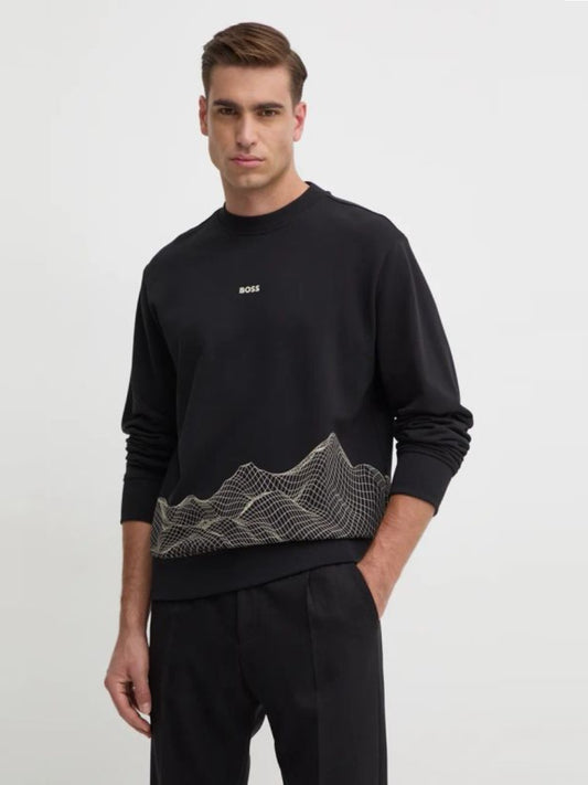 BOSS Crew-Neck Sweatshirt - We_surface