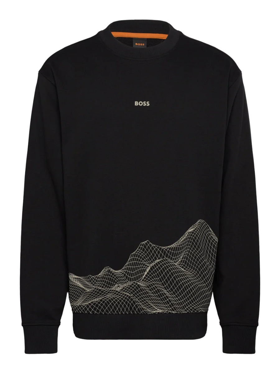 BOSS Crew-Neck Sweatshirt - We_surface