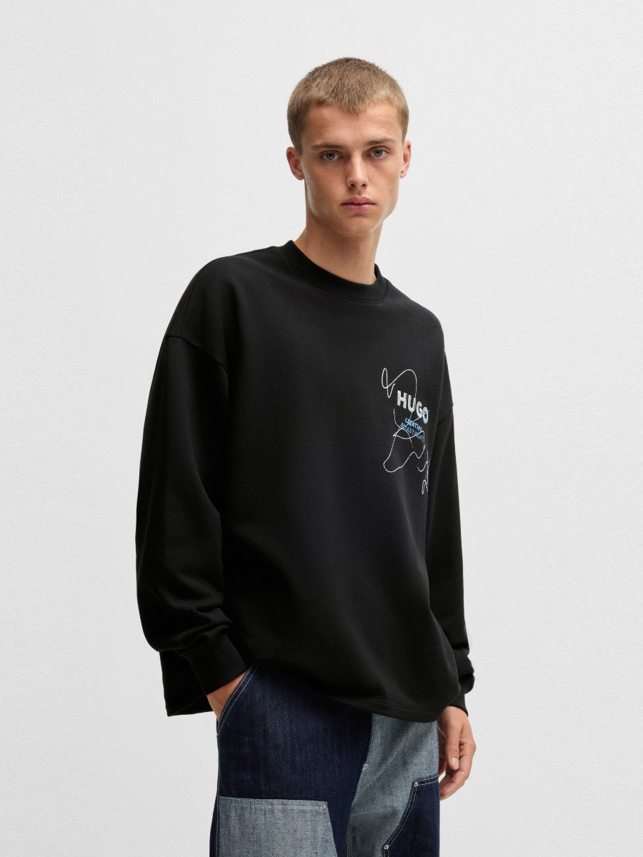 HUGO Crew-Neck Sweatshirt - Newcrew