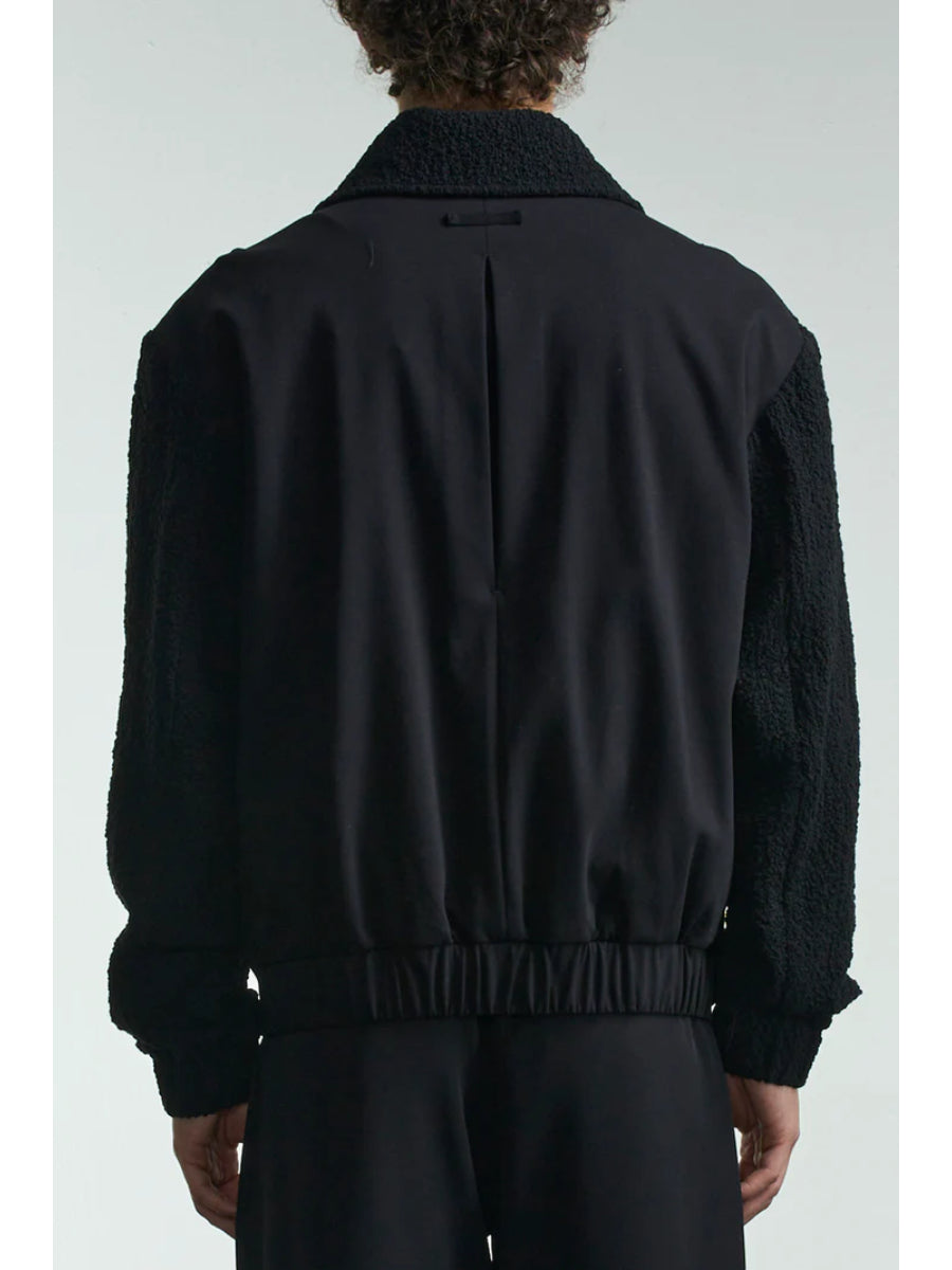 HARRISON WONG - CONTRAST KNIT JACKET