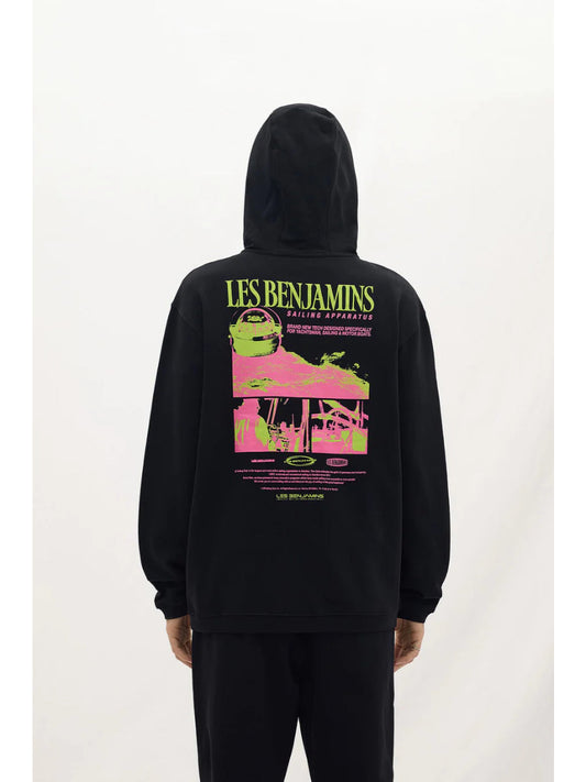 LES BENJAMINS - RLXD ZIP HOODIE 005