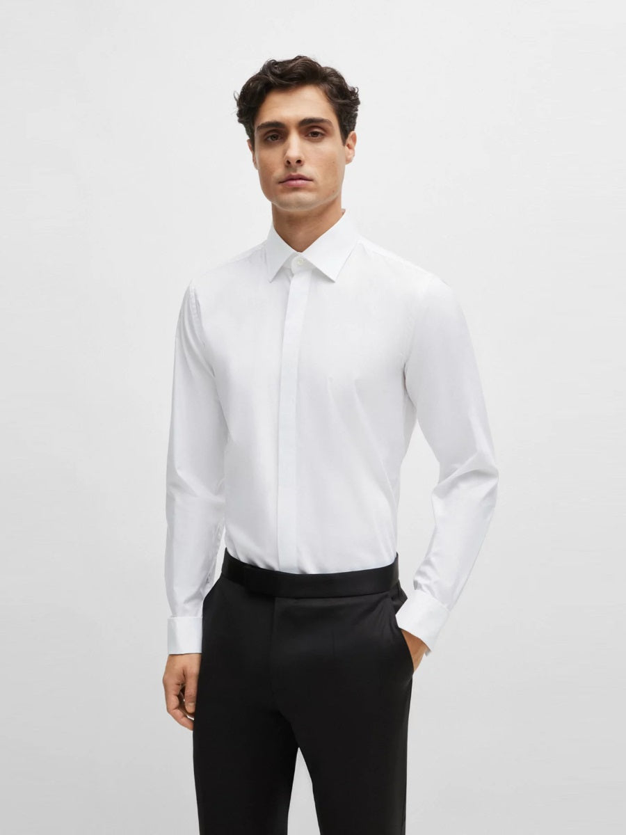 BOSS Tuxedo Shirt - H-HANK-TUX1-DC