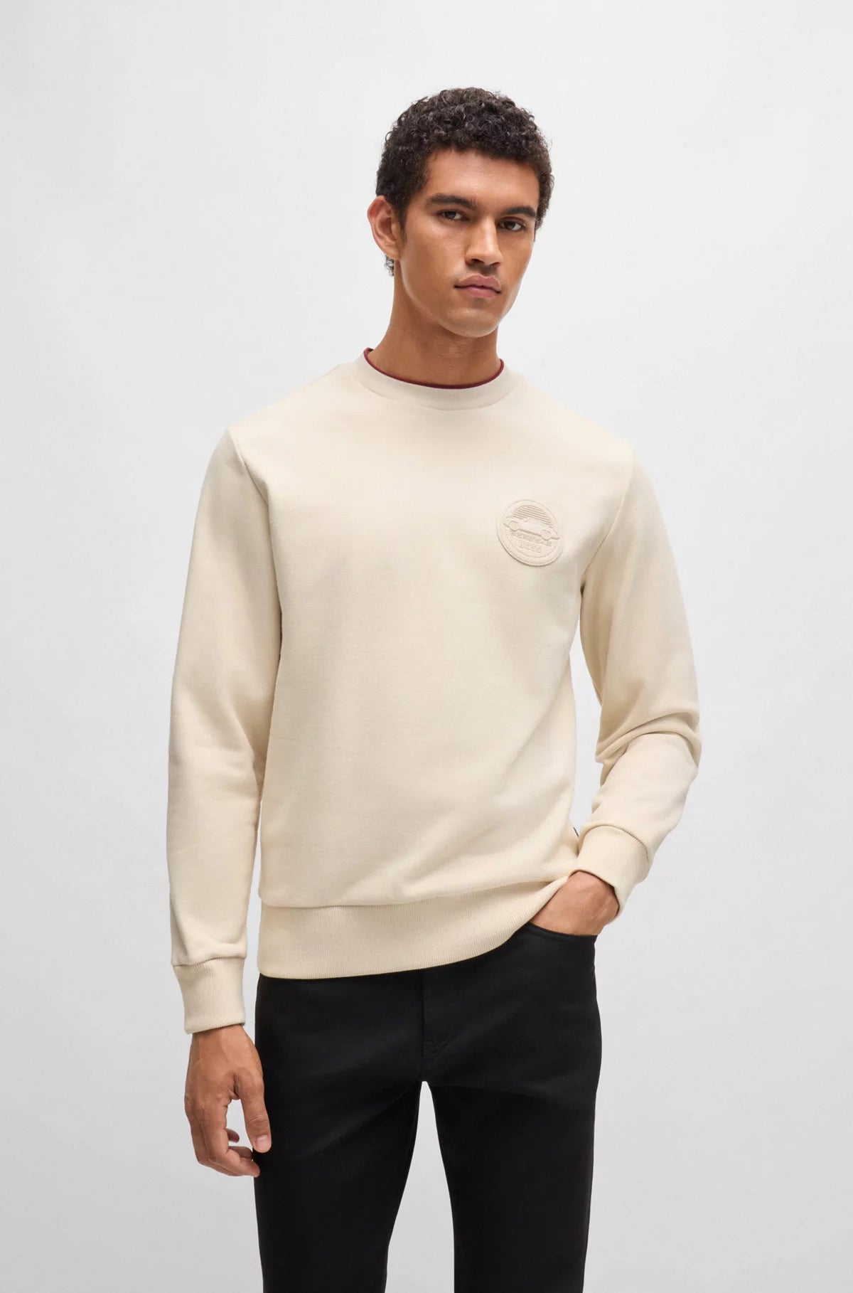 BOSS Crew-Neck Sweatshirt - C-Soleri 40_PS