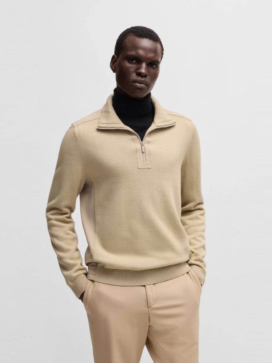 BOSS Half Zip Knitwear  - P-Bart