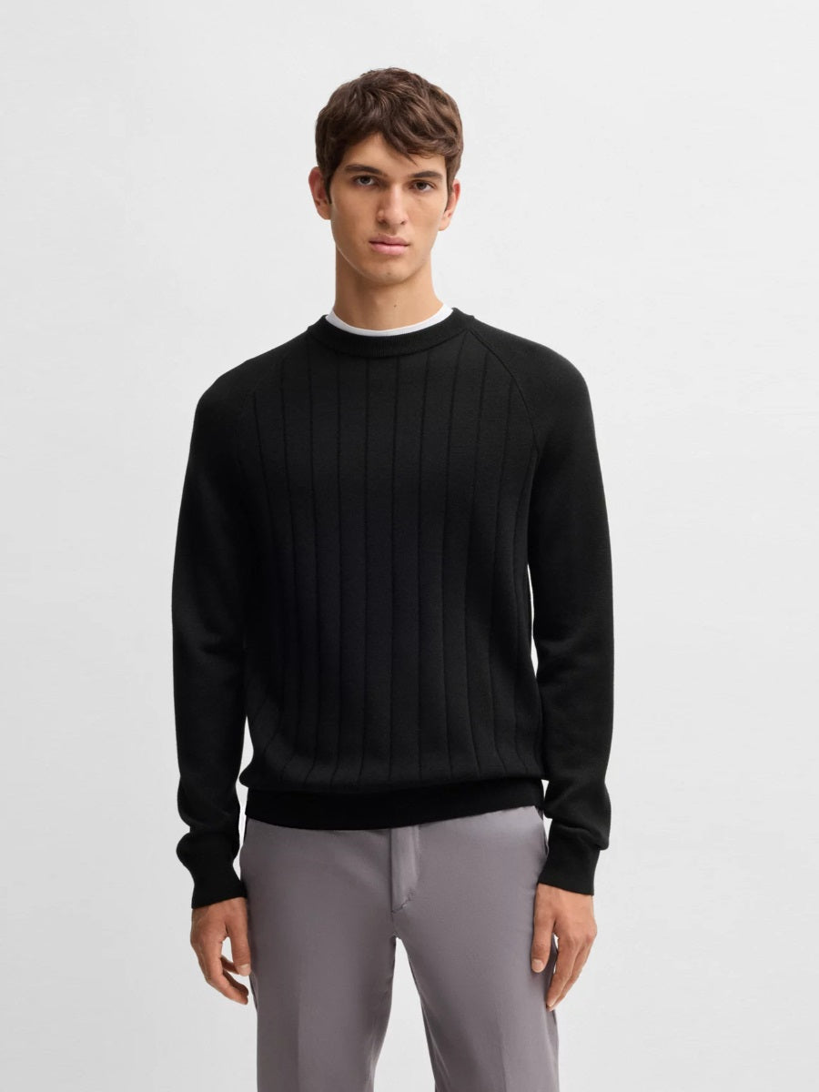 BOSS Crew-Neck Knitwear - H-Belugo