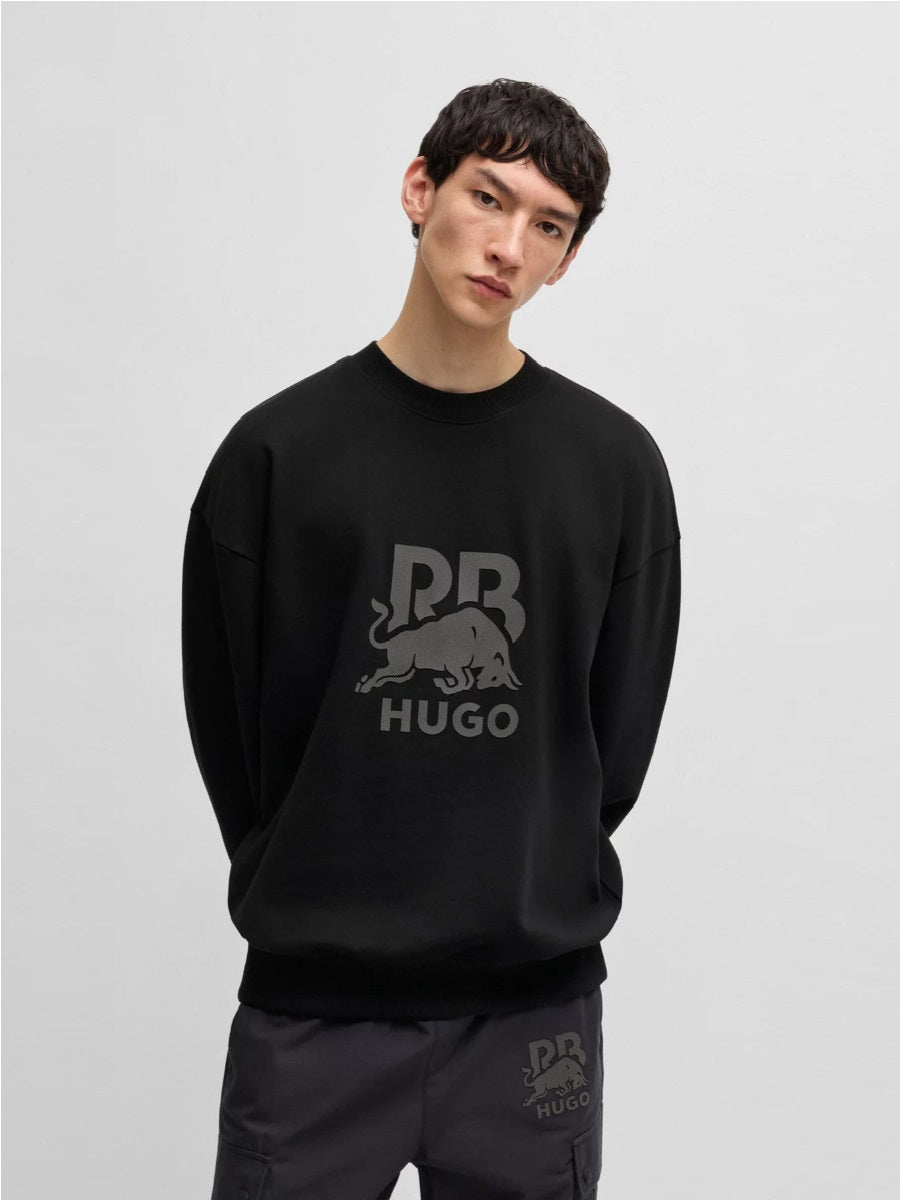 HUGO Crew-Neck Sweatshirt - Dahrain_RB