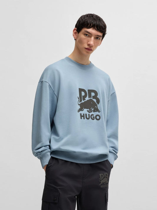 HUGO Crew-Neck Sweatshirt - Dahrain_RB