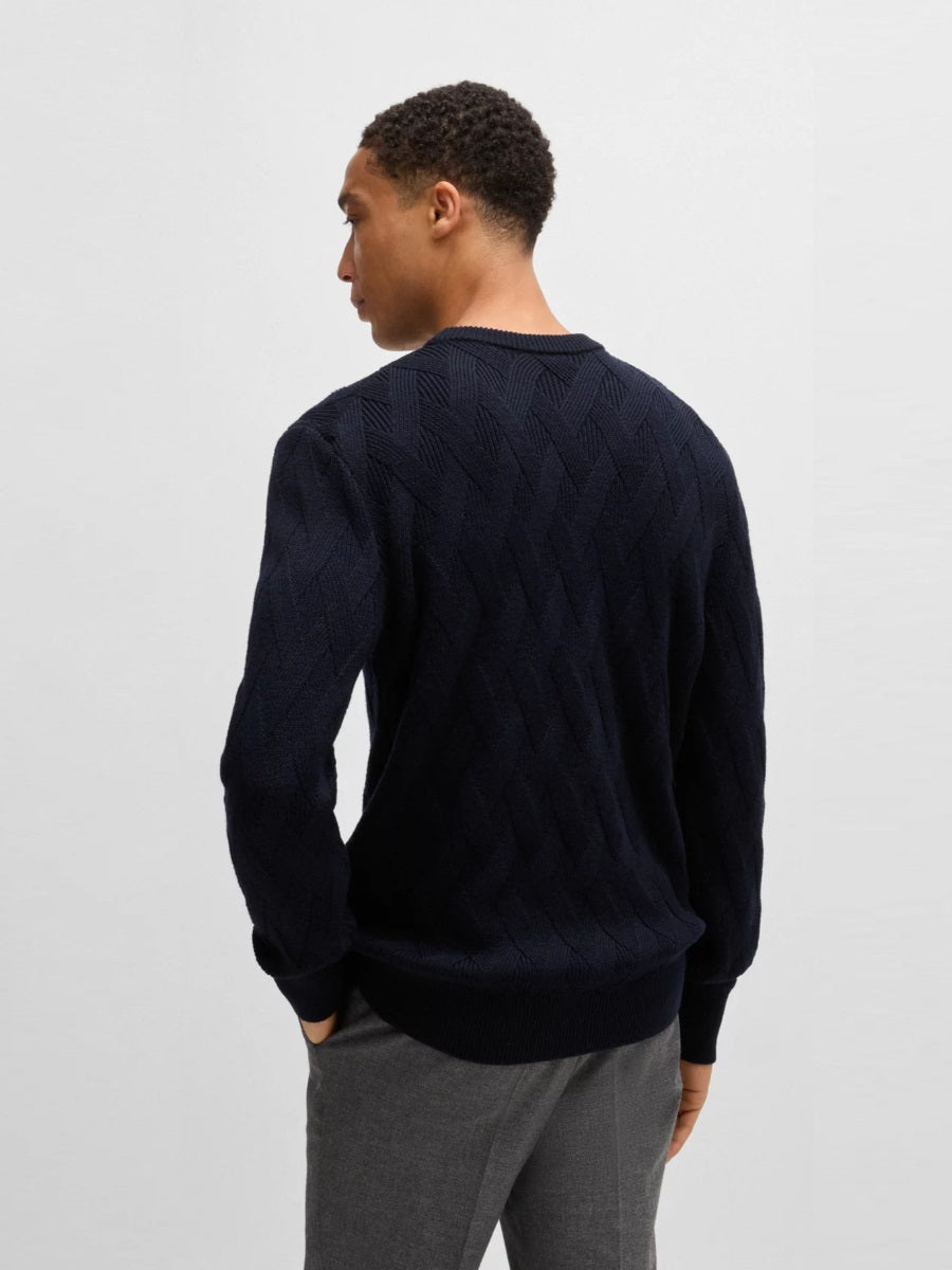 BOSS Crew-Neck Knitwear - H-Elfredo