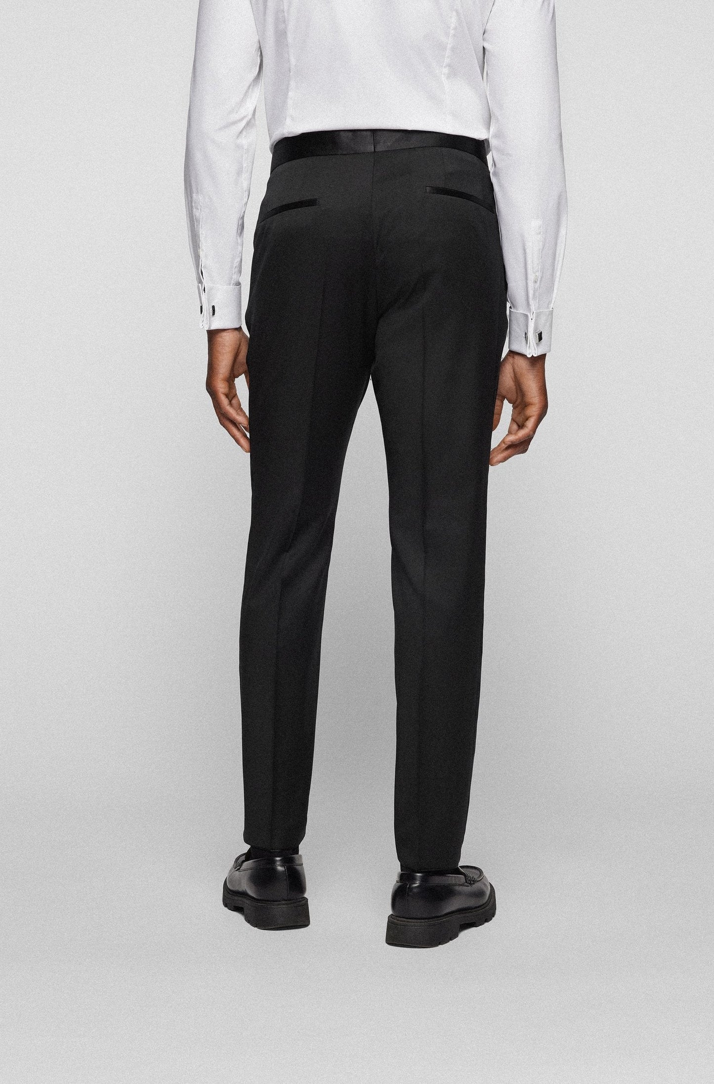 Boss Tuxedo Trouser - H-Genius-Tux-B1 Tuxedo Trouser Boss Business 